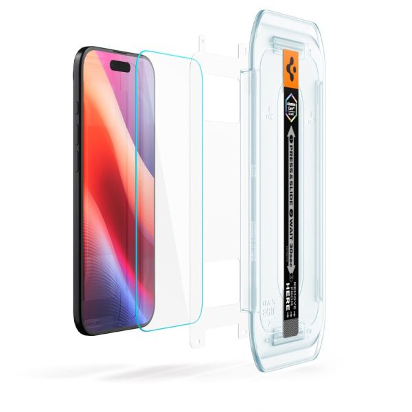 Spigen Glass tR EZ Fit 2 Pack Transparency-Apple iPhone 17 Air (AGL09861) - Image 7